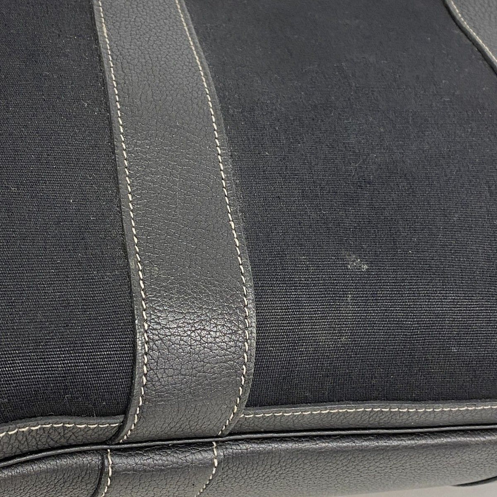 Hermes Tote Garden Party PM Toile Officier Black Silver — view 8
