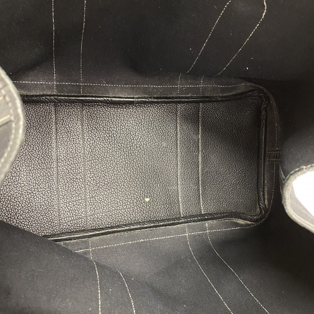 Hermes Tote Garden Party PM Toile Officier Black Silver — view 4