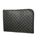 Louis Vuitton Clutch Damier Graphite Pochette Jour GM Black