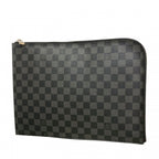 Louis Vuitton Clutch Damier Graphite Pochette Jour GM Black