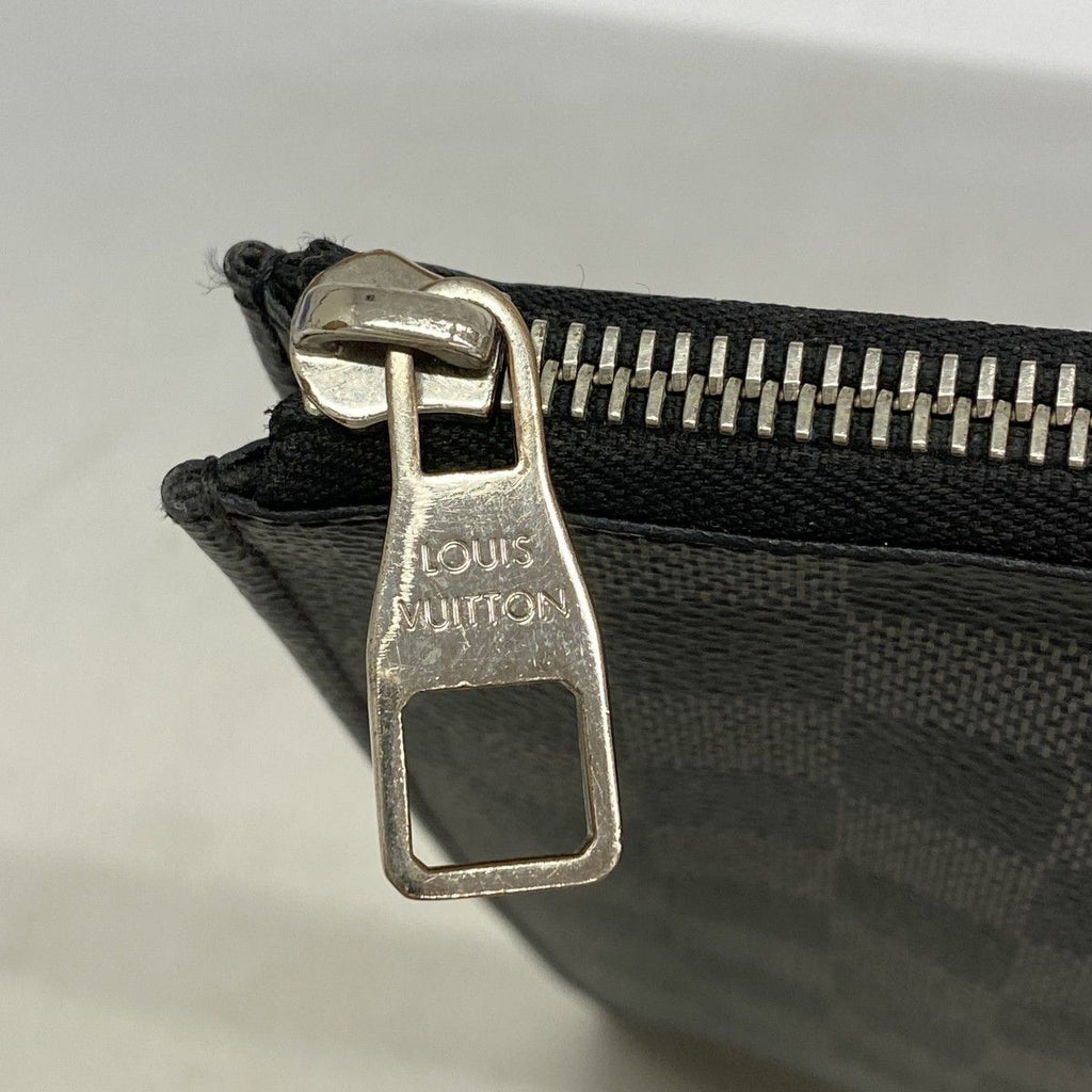 Louis Vuitton Clutch Damier Graphite Pochette Jour GM Black — view 7