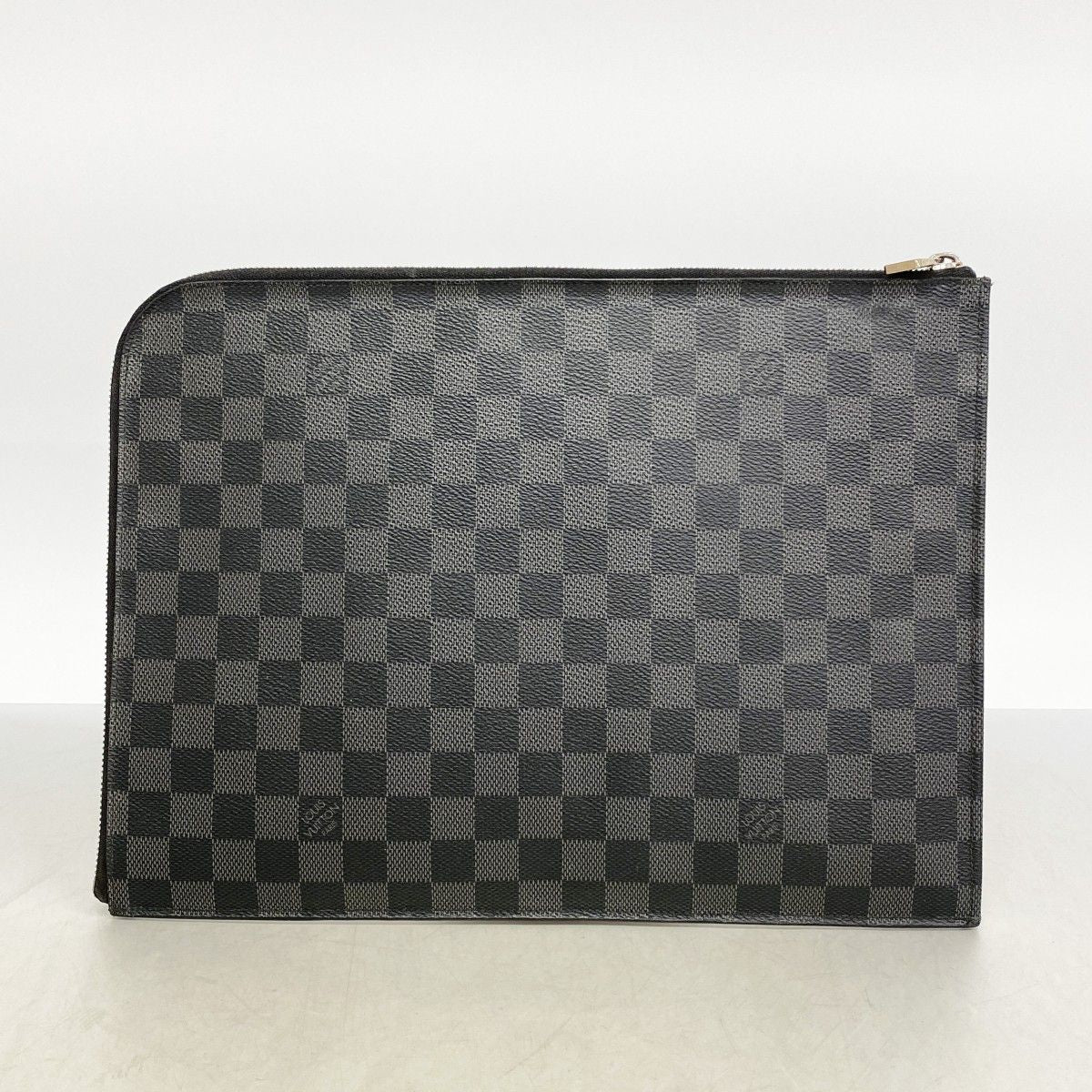 Louis Vuitton Clutch Damier Graphite Pochette Jour GM Black — view 8