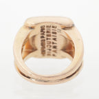 Hermes Bijouterie Fantaisie Corozo Ring Gold — view 4