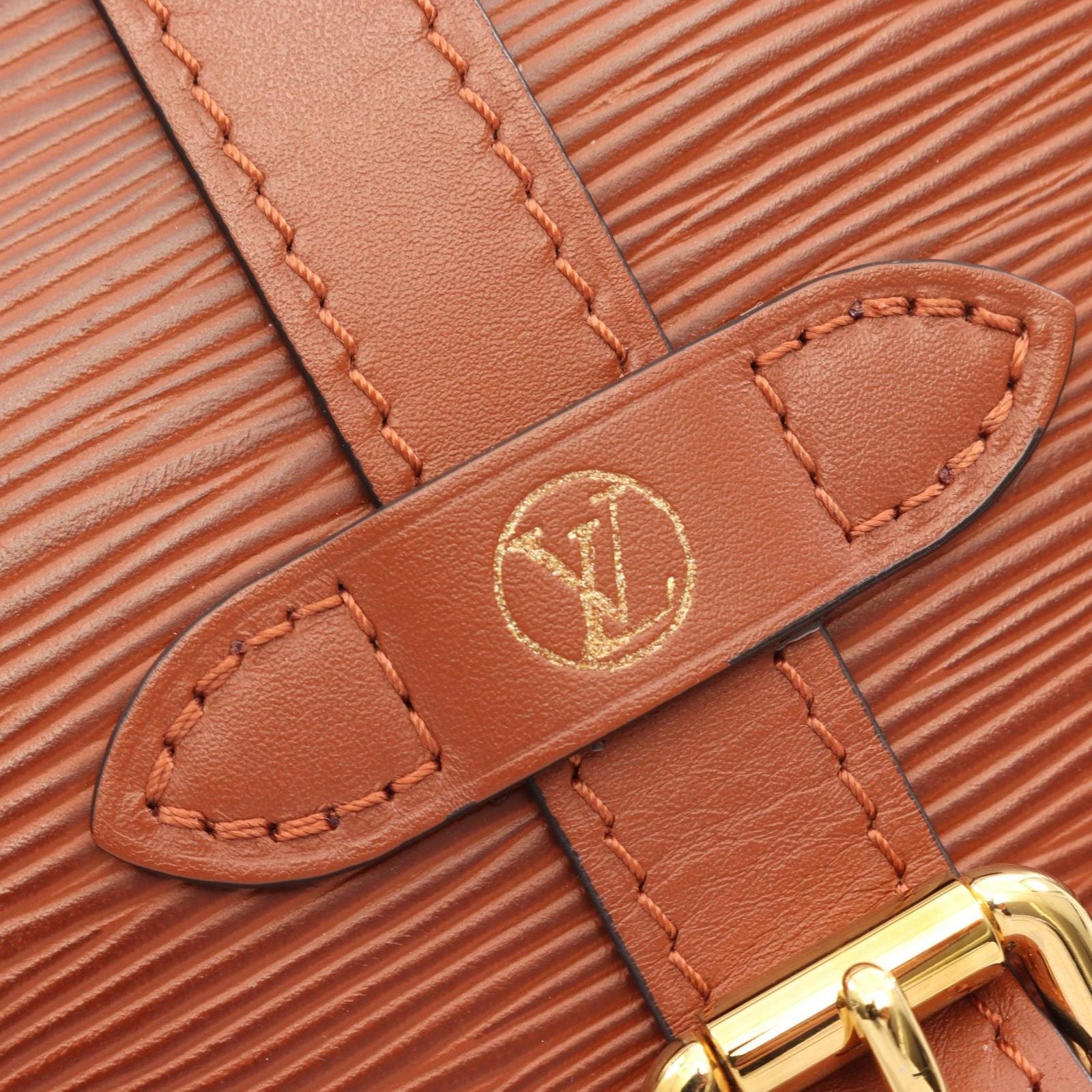 Louis Vuitton Handbag Saumur BB Epi Cognac 2-Way Leather — view 5