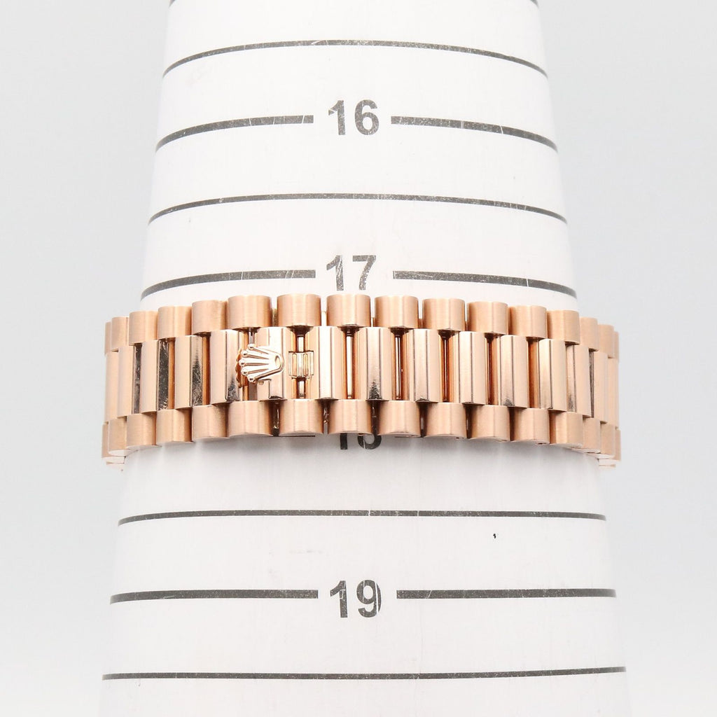 Rolex Watch Day Date Diamond Sundust 18k Pink Gold — view 7