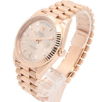 Rolex Watch Day Date Diamond Sundust 18k Pink Gold — view 2