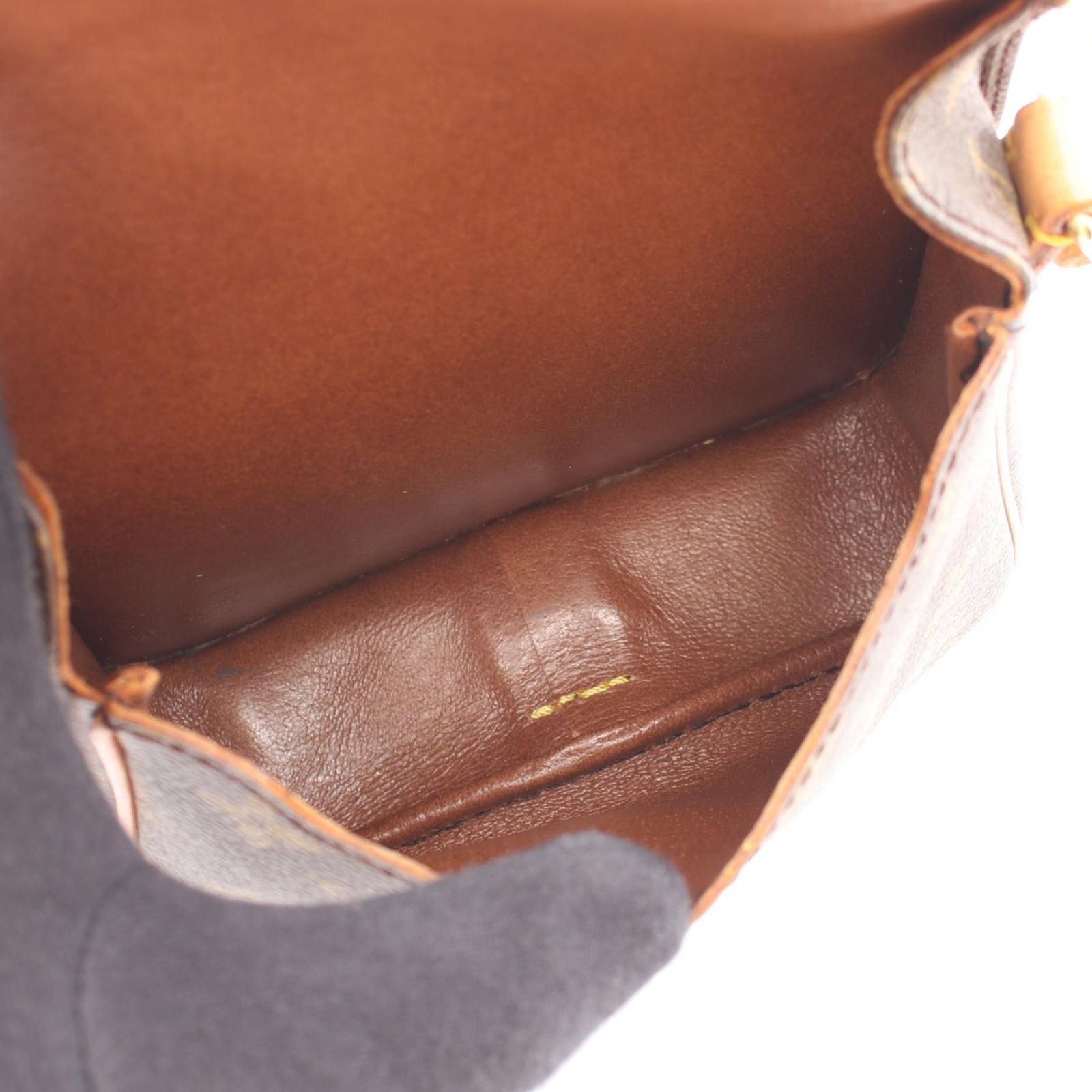Louis Vuitton Shoulder Bag Cartouchiere PM Canvas Leather — view 3