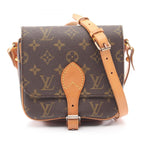 Louis Vuitton Shoulder Bag Cartouchiere PM Canvas Leather