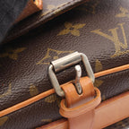 Louis Vuitton Shoulder Bag Cartouchiere PM Canvas Leather — view 7