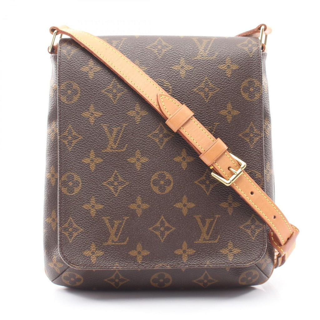 Louis Vuitton Shoulder Bag Musette Salsa Short Strap Canvas Leather