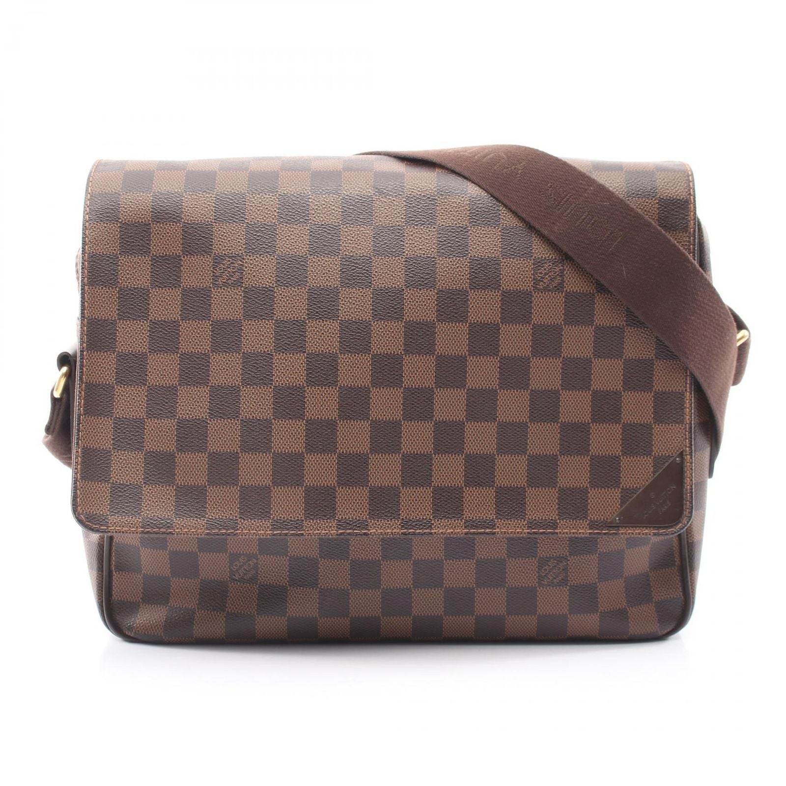 Louis Vuitton Shoulder Bag Shelton Canvas Leather