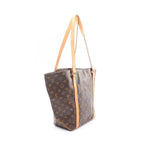 Louis Vuitton Tote Sac Shopping Canvas Leather — view 2