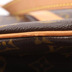 Louis Vuitton Tote Sac Shopping Canvas Leather — view 6