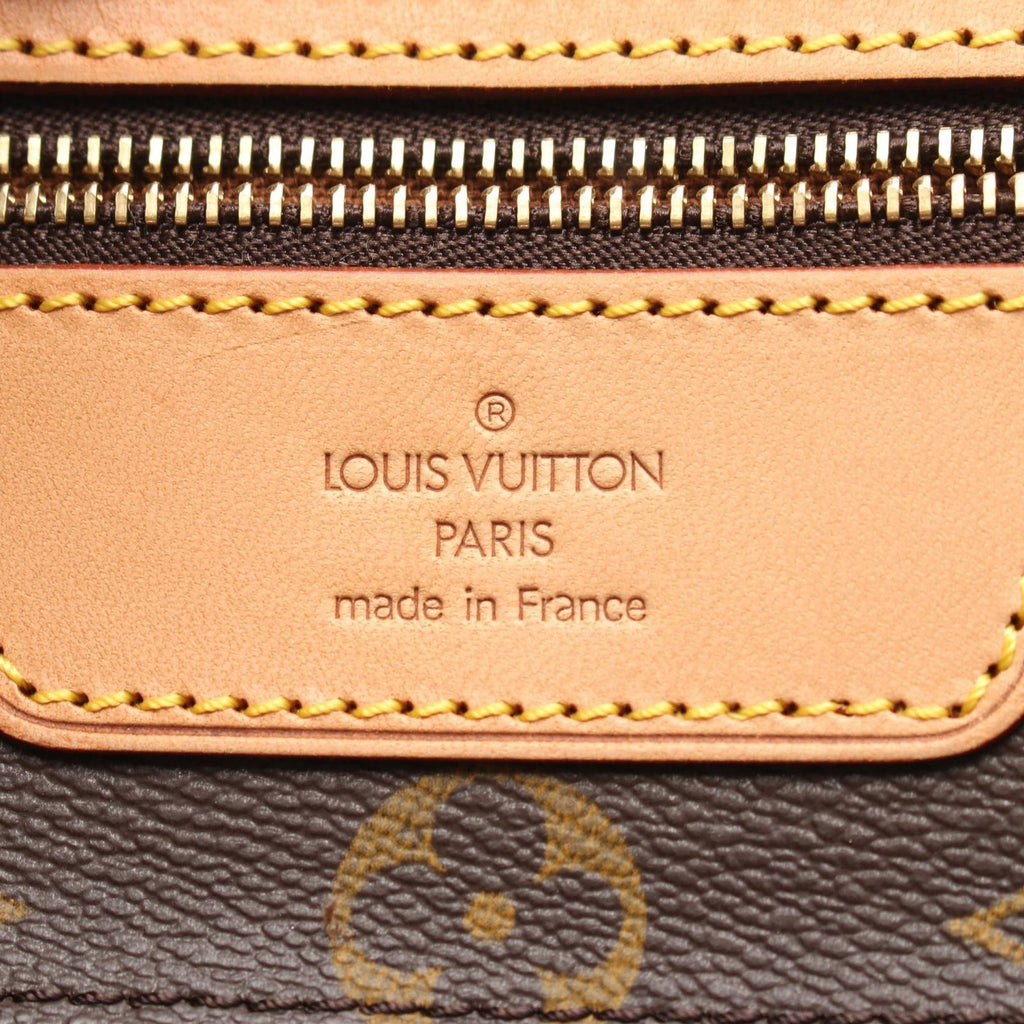 Louis Vuitton Tote Sac Shopping Canvas Leather — view 4