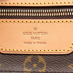 Louis Vuitton Tote Sac Shopping Canvas Leather — view 4