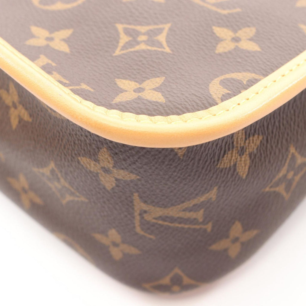 Louis Vuitton Shoulder Bag Diane NM PM Monogram Fuchsia 2-Way Canvas Leather — view 7
