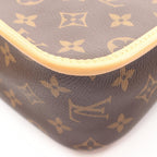 Louis Vuitton Shoulder Bag Diane NM PM Monogram Fuchsia 2-Way Canvas Leather — view 7