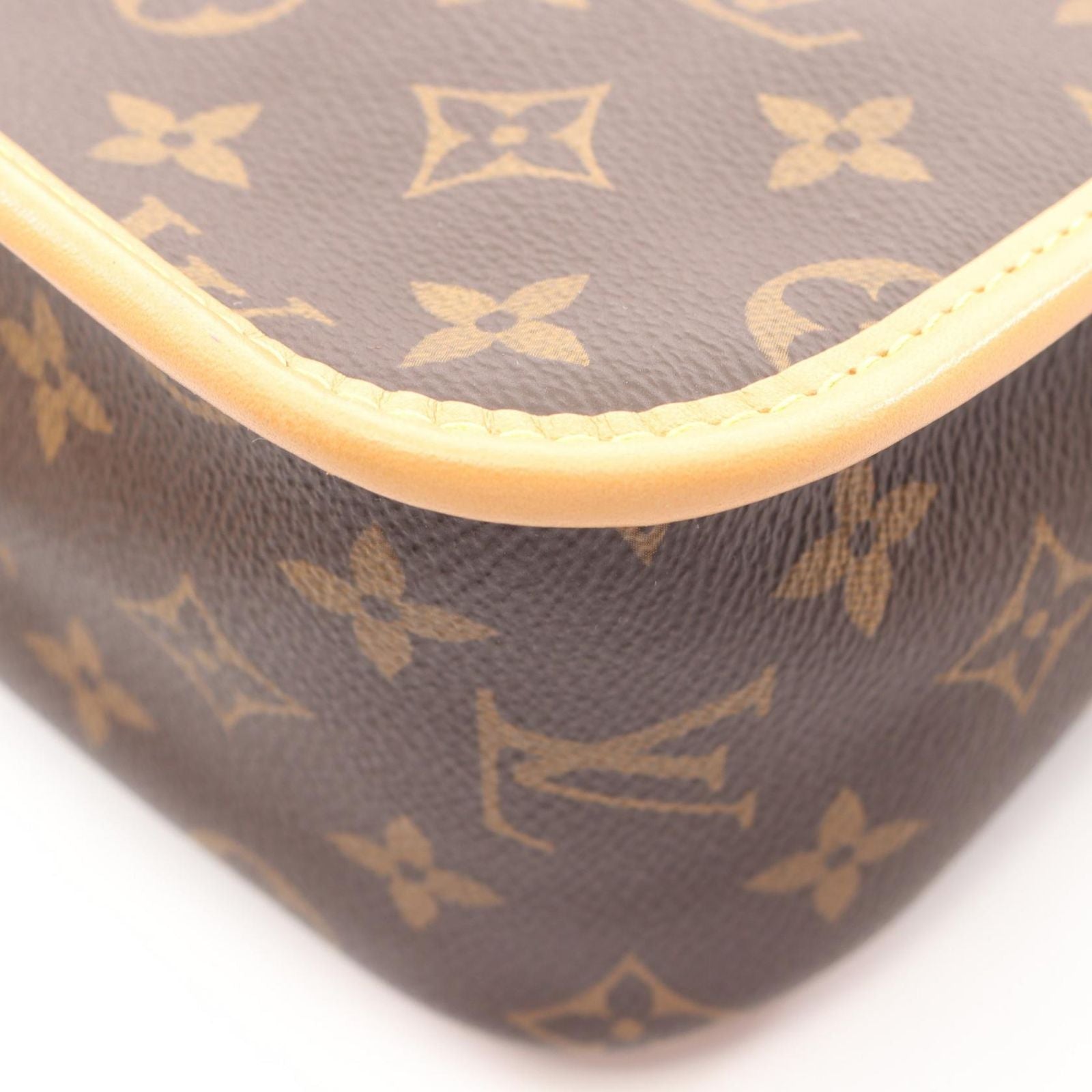 Louis Vuitton Shoulder Bag Diane NM PM Monogram Fuchsia 2-Way Canvas Leather — view 7