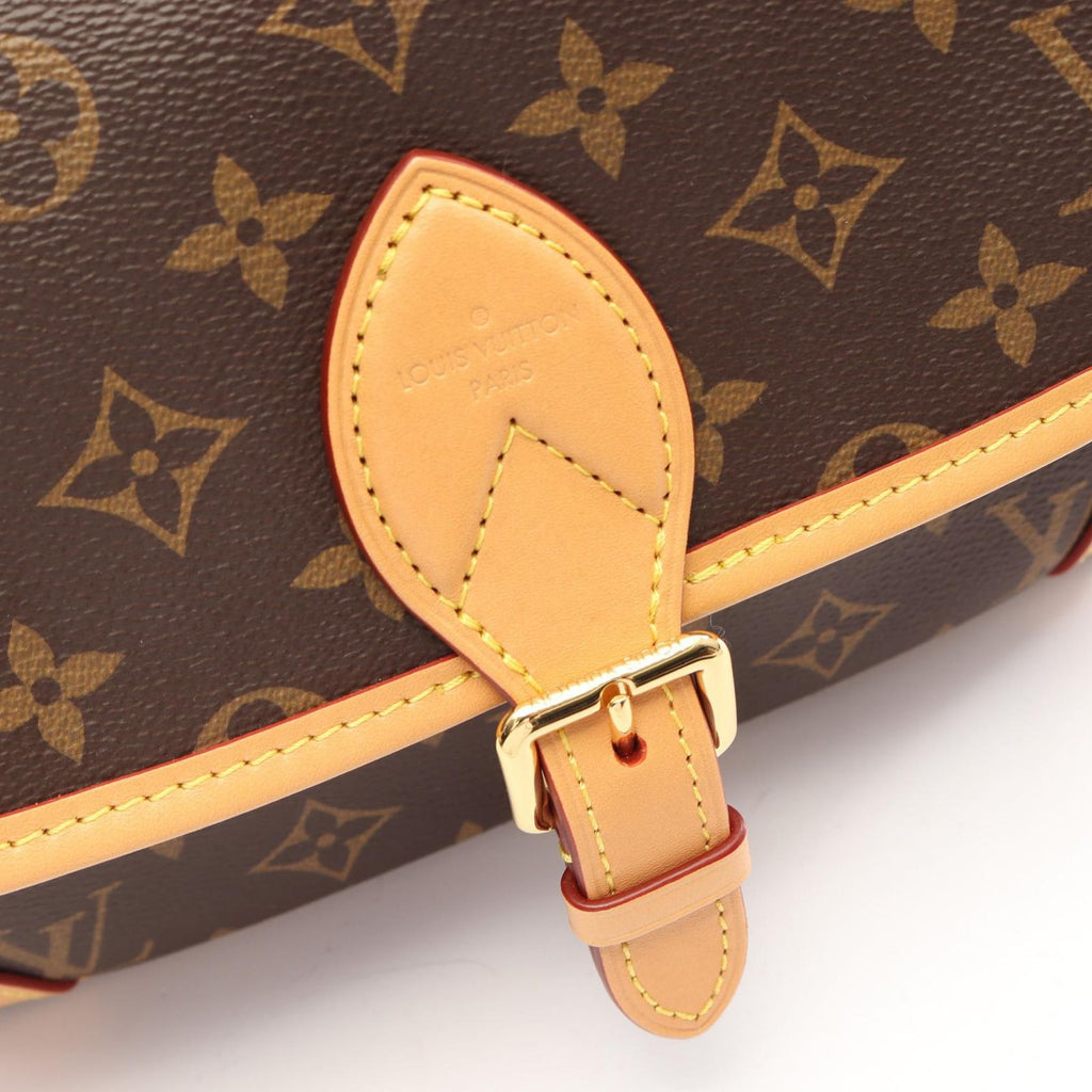 Louis Vuitton Shoulder Bag Diane NM PM Monogram Fuchsia 2-Way Canvas Leather — view 5