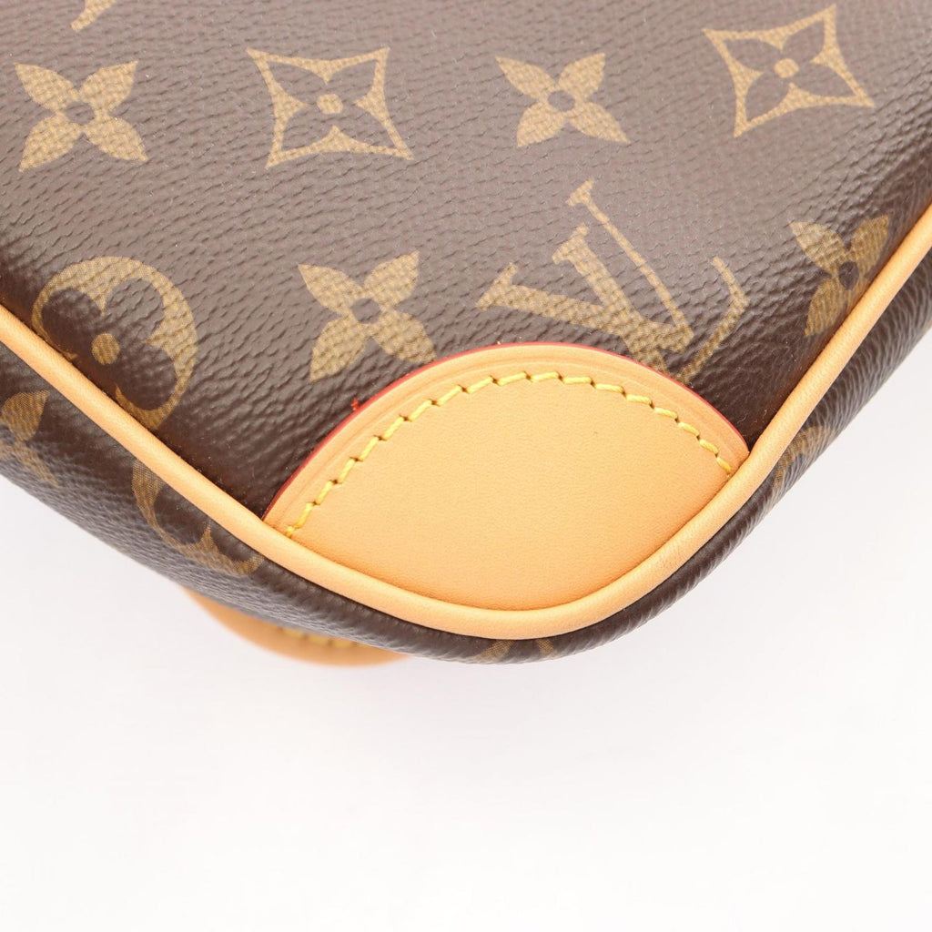 Louis Vuitton Shoulder Bag Diane NM PM Monogram Fuchsia 2-Way Canvas Leather — view 8