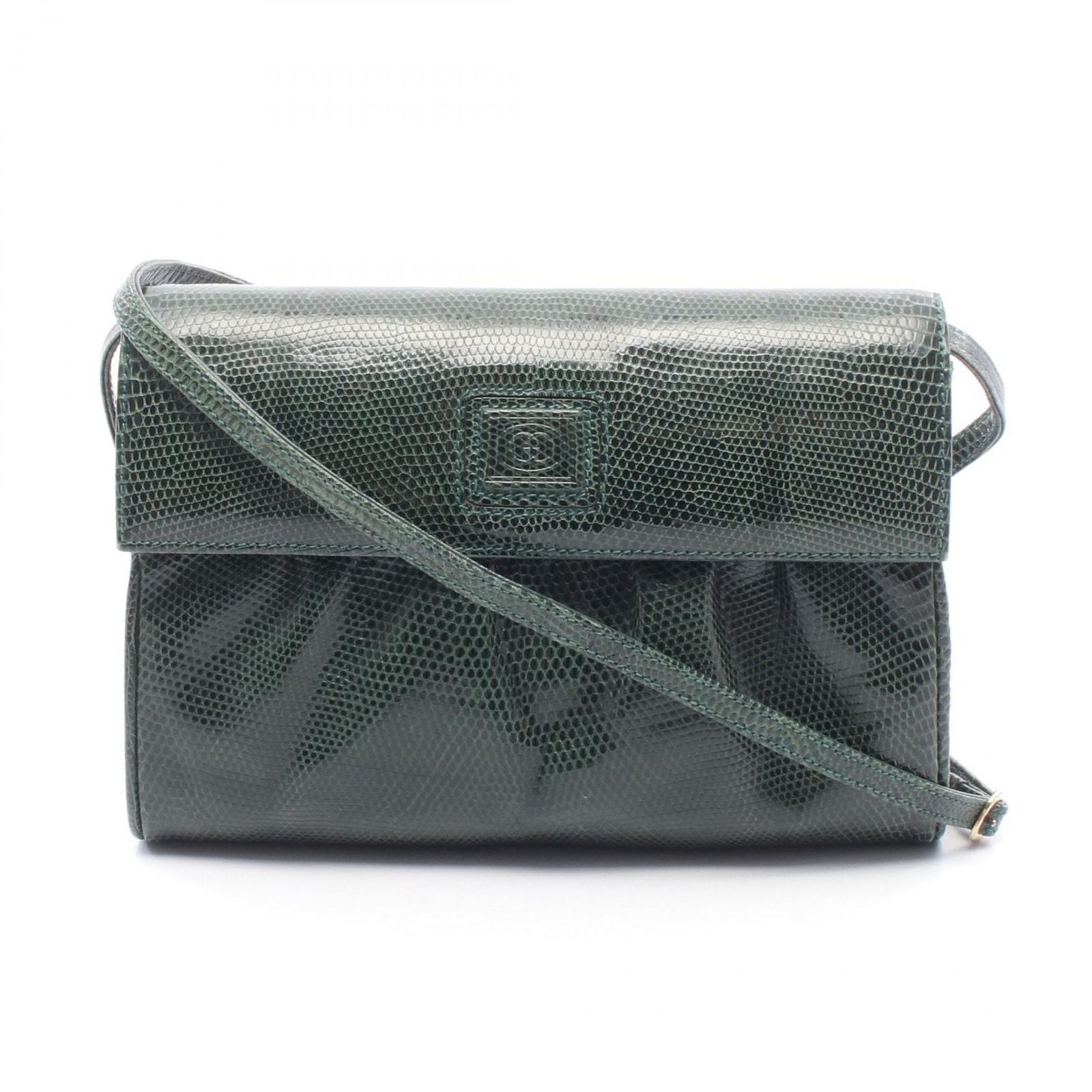 Gucci Shoulder Bag Vintage Green Exotic Cles the