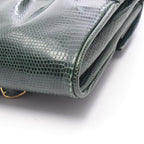 Gucci Shoulder Bag Vintage Green Exotic Cles the — view 8