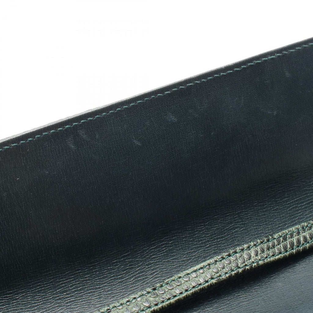 Gucci Shoulder Bag Vintage Green Exotic Cles the — view 6
