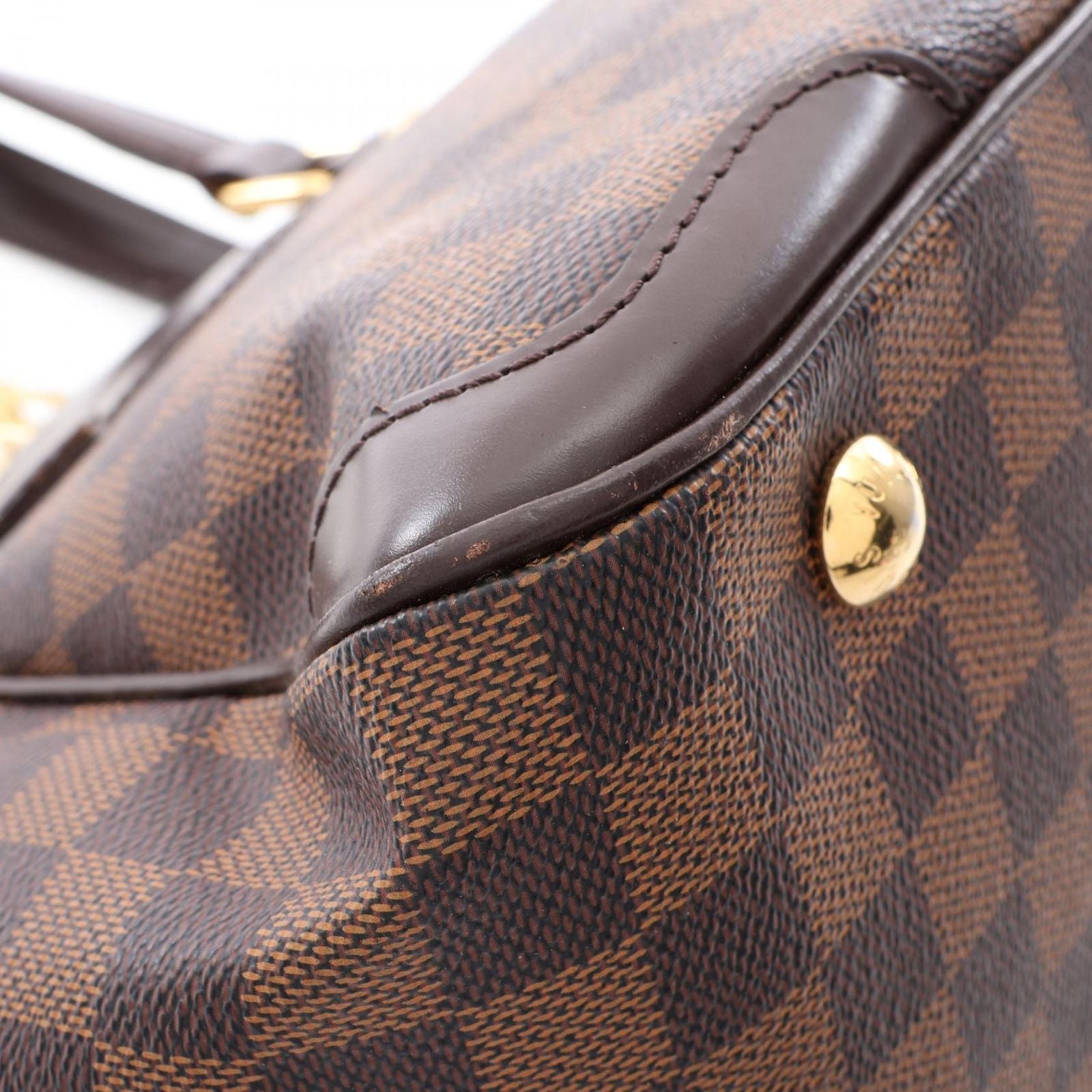 Louis Vuitton Shoulder Bag Verona PM Damier Ebene Canvas Leather — view 8