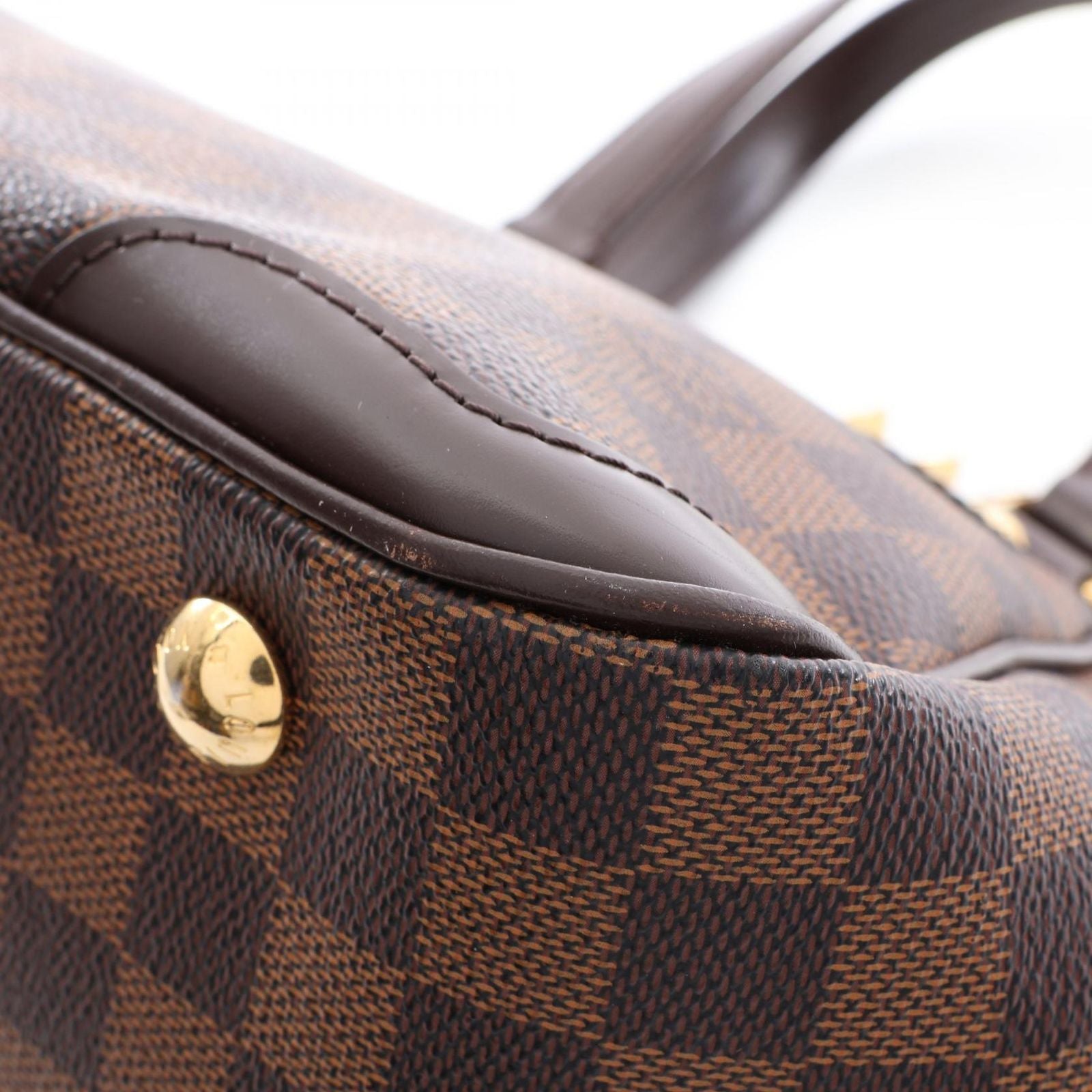 Louis Vuitton Shoulder Bag Verona PM Damier Ebene Canvas Leather — view 7