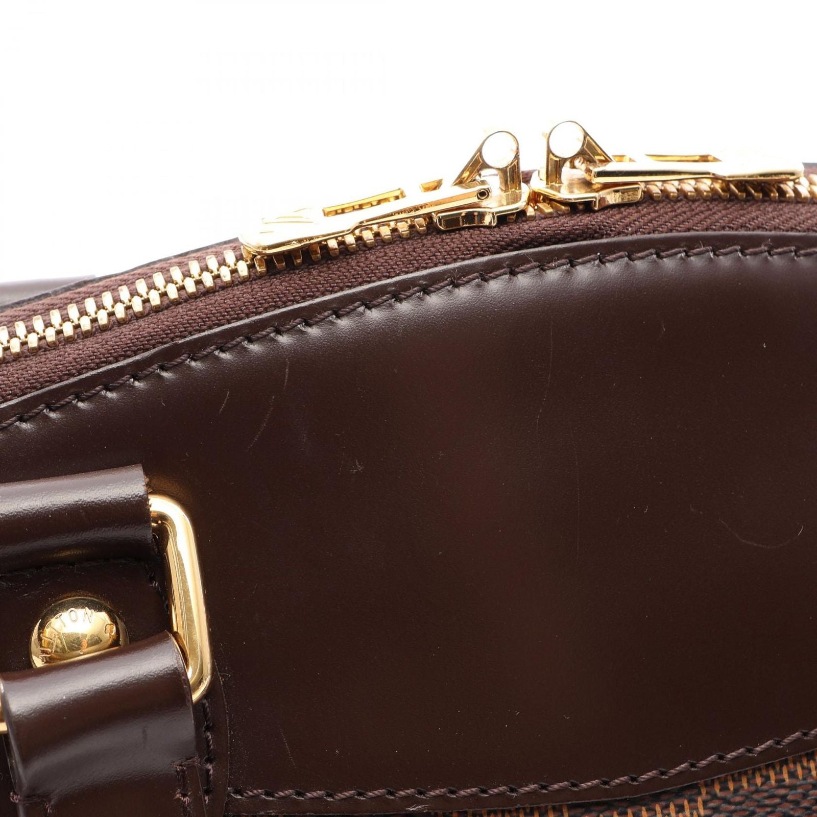 Louis Vuitton Shoulder Bag Verona PM Damier Ebene Canvas Leather — view 6