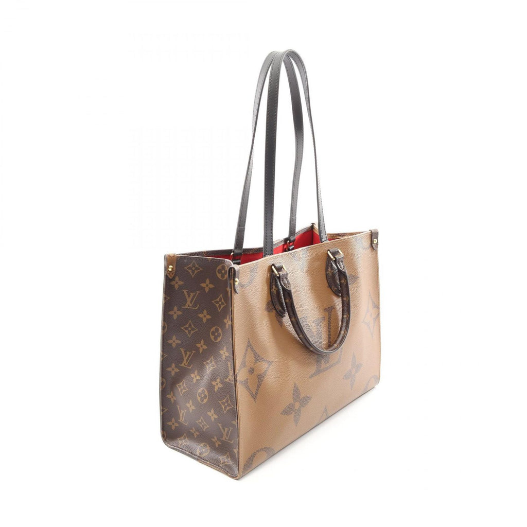 Louis Vuitton Tote On The Go Monogram Giant Reverse 2-Way Canvas Leather — view 2