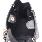Chanel Tote Quilted Petite Shopping PST Black Caviar Leather Chain — view 3