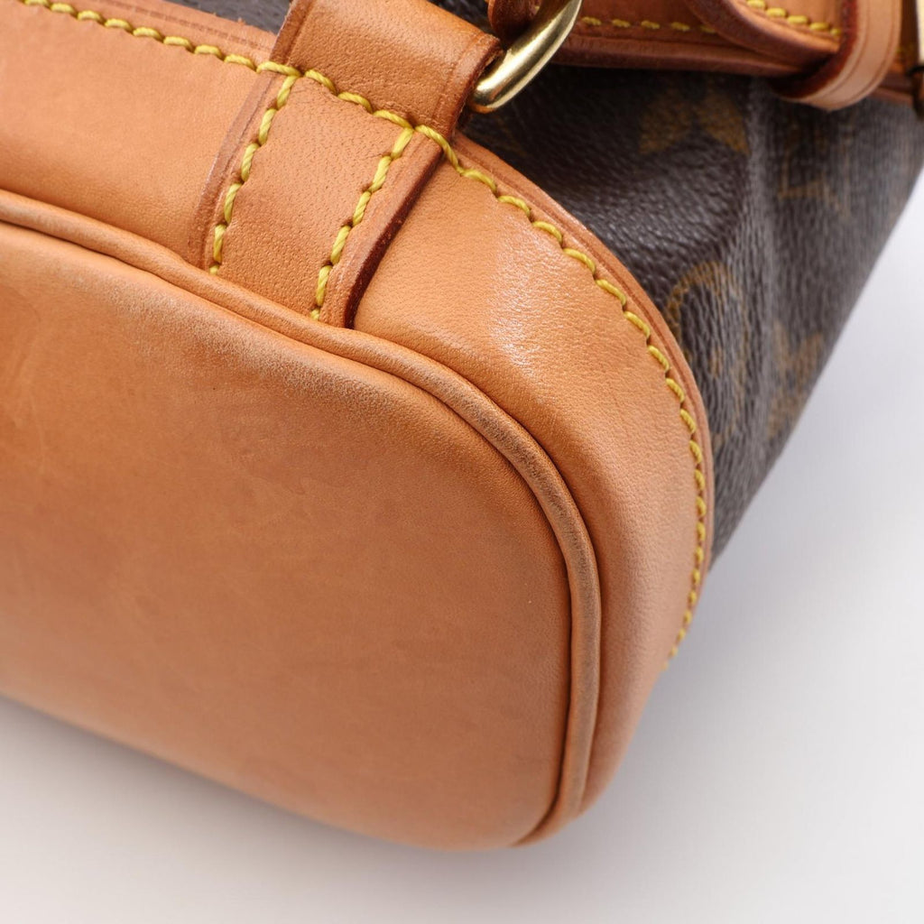 Louis Vuitton Backpack Mini Montsouris Monogram Canvas Leather — view 7