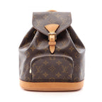 Louis Vuitton Backpack Mini Montsouris Monogram Canvas Leather