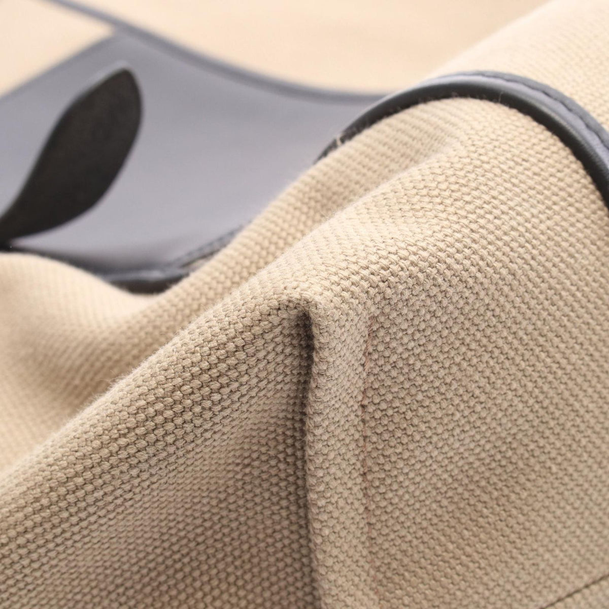 Hermes Tote Etriviere Pocket 27 Khaki Black Leather — view 6