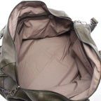Bottega Veneta Boston Bag Intrecciato 2-Way Dark Khaki Leather — view 3