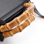 Gucci Handbag Nymphaea Bamboo 2-Way Black Leather Bambu Small Tote — view 8