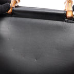 Gucci Handbag Nymphaea Bamboo 2-Way Black Leather Bambu Small Tote — view 6