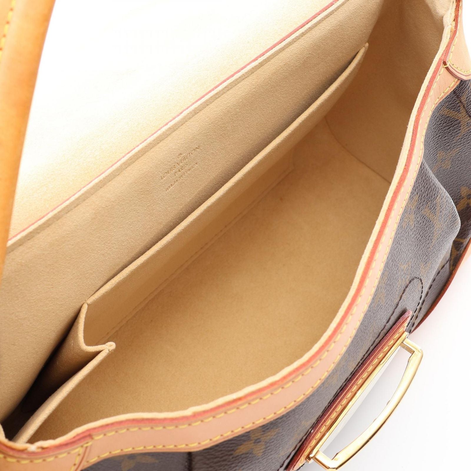 Louis Vuitton Shoulder Bag Vivari Canvas Leather — view 3
