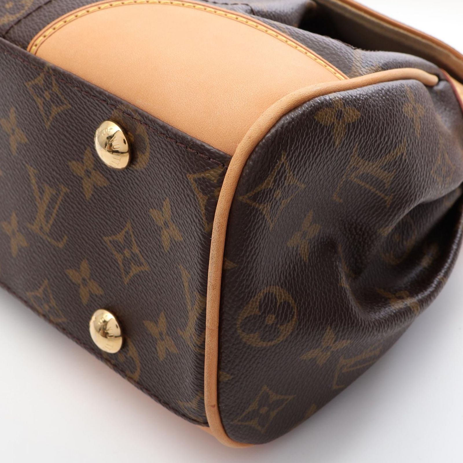 Louis Vuitton Shoulder Bag Vivari Canvas Leather — view 8