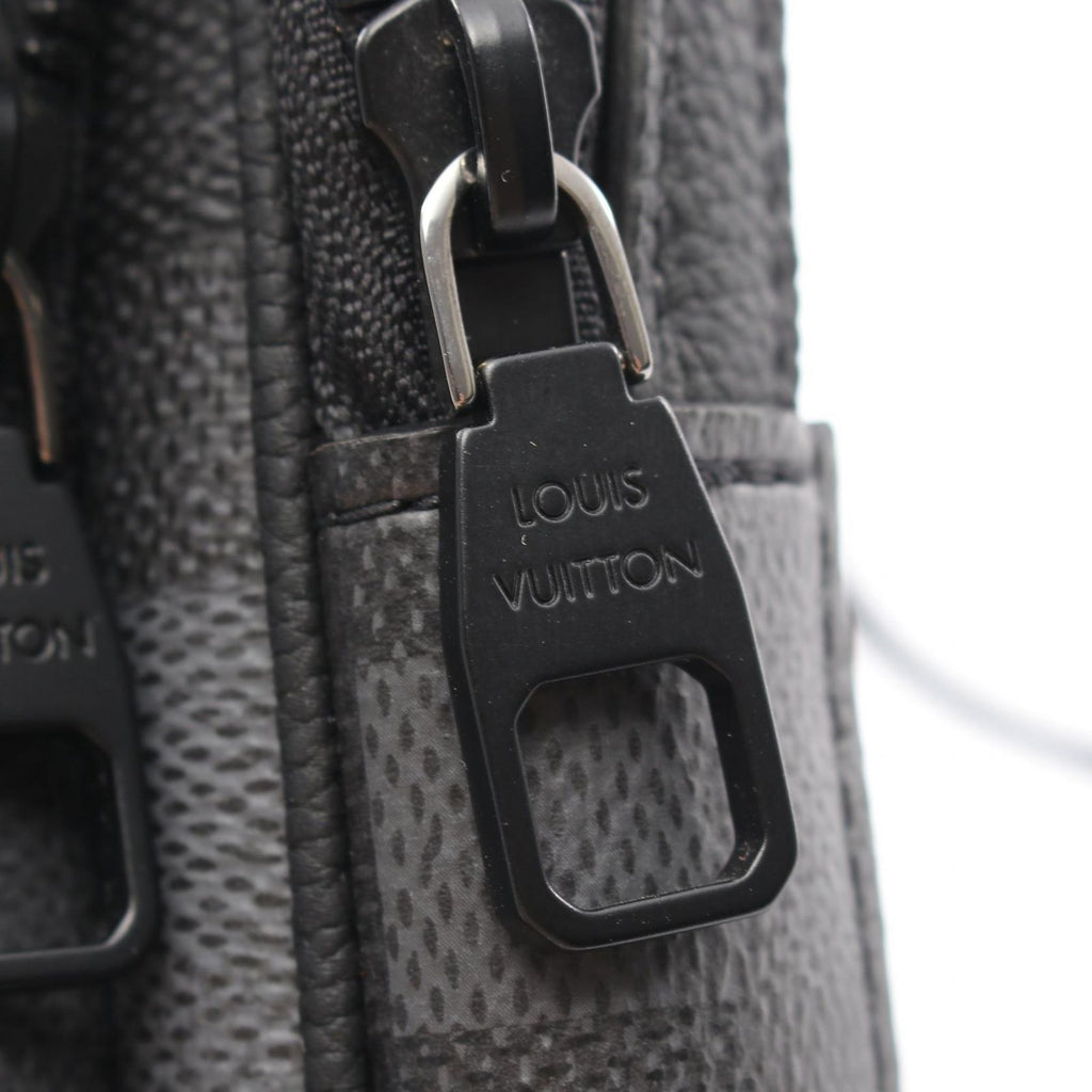 Louis Vuitton Waist Bag Avenue Damoflage Canvas Leather — view 7
