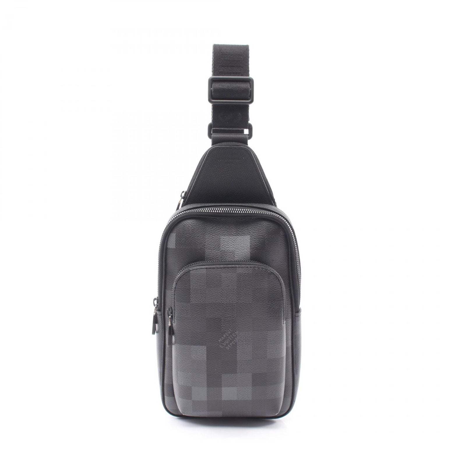 Louis Vuitton Waist Bag Avenue Damoflage Canvas Leather