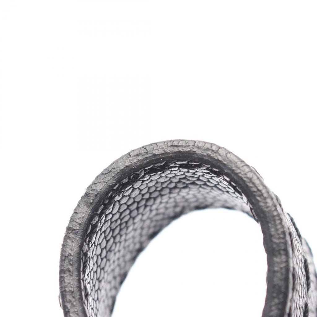 Chanel Shoulder Bag Quilted 2.55 Antique Silver Black Caviar Leather — view 9