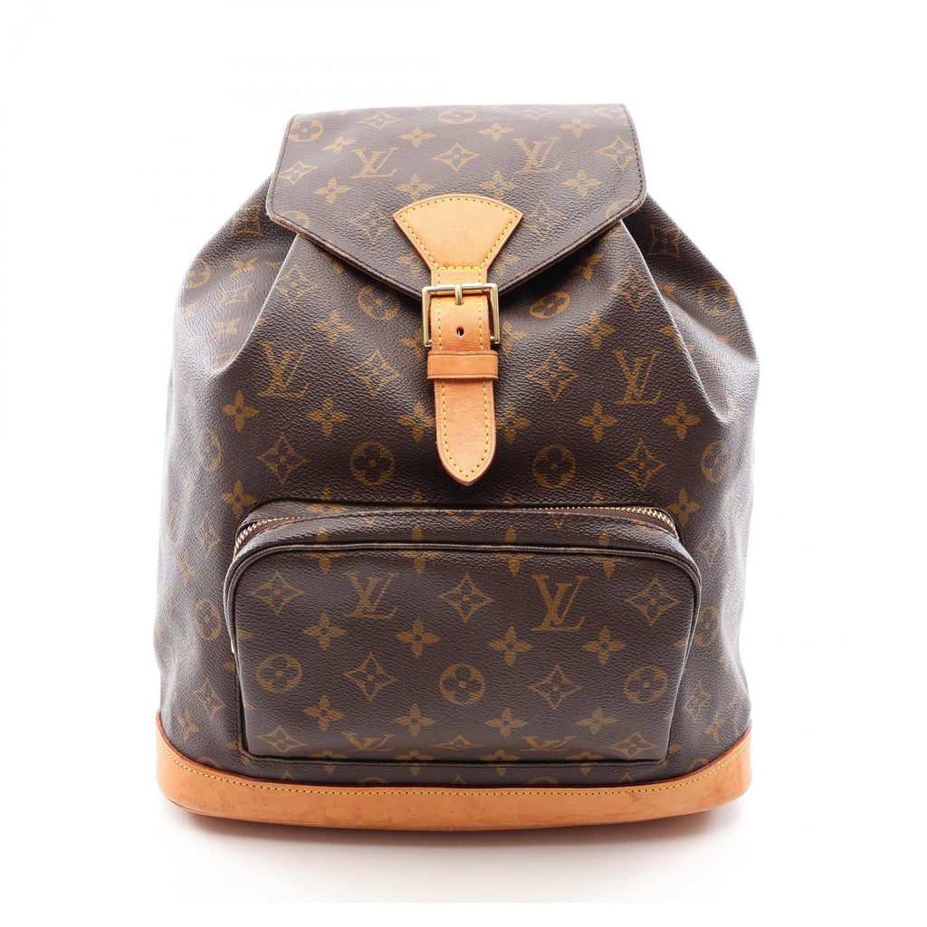 Louis Vuitton Backpack Montsouris GM Canvas Leather
