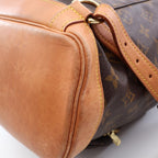 Louis Vuitton Backpack Montsouris GM Canvas Leather — view 8
