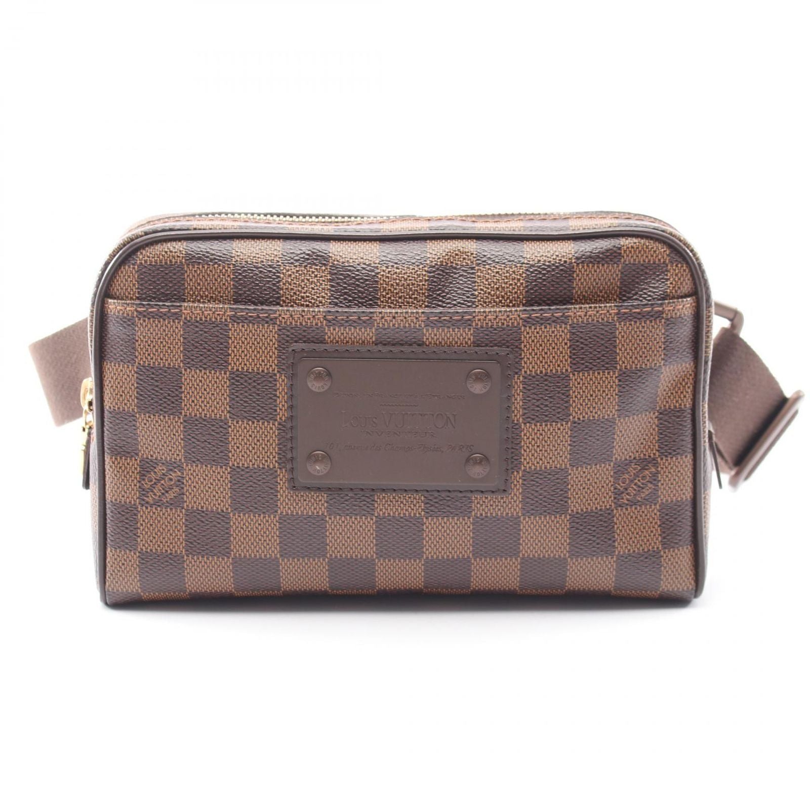 Louis Vuitton Waist Bag Brooklyn Canvas Leather