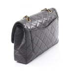 Chanel Shoulder Bag Quilted Limited Edition Combination Black Lambskin Chain — view 2