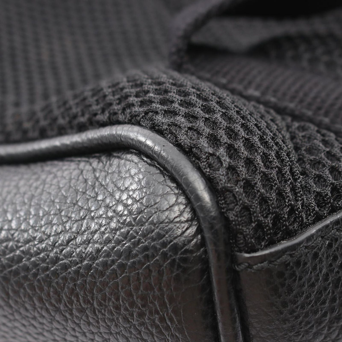 Gucci Backpack Sherry Line Black Leather Logo Print — view 7
