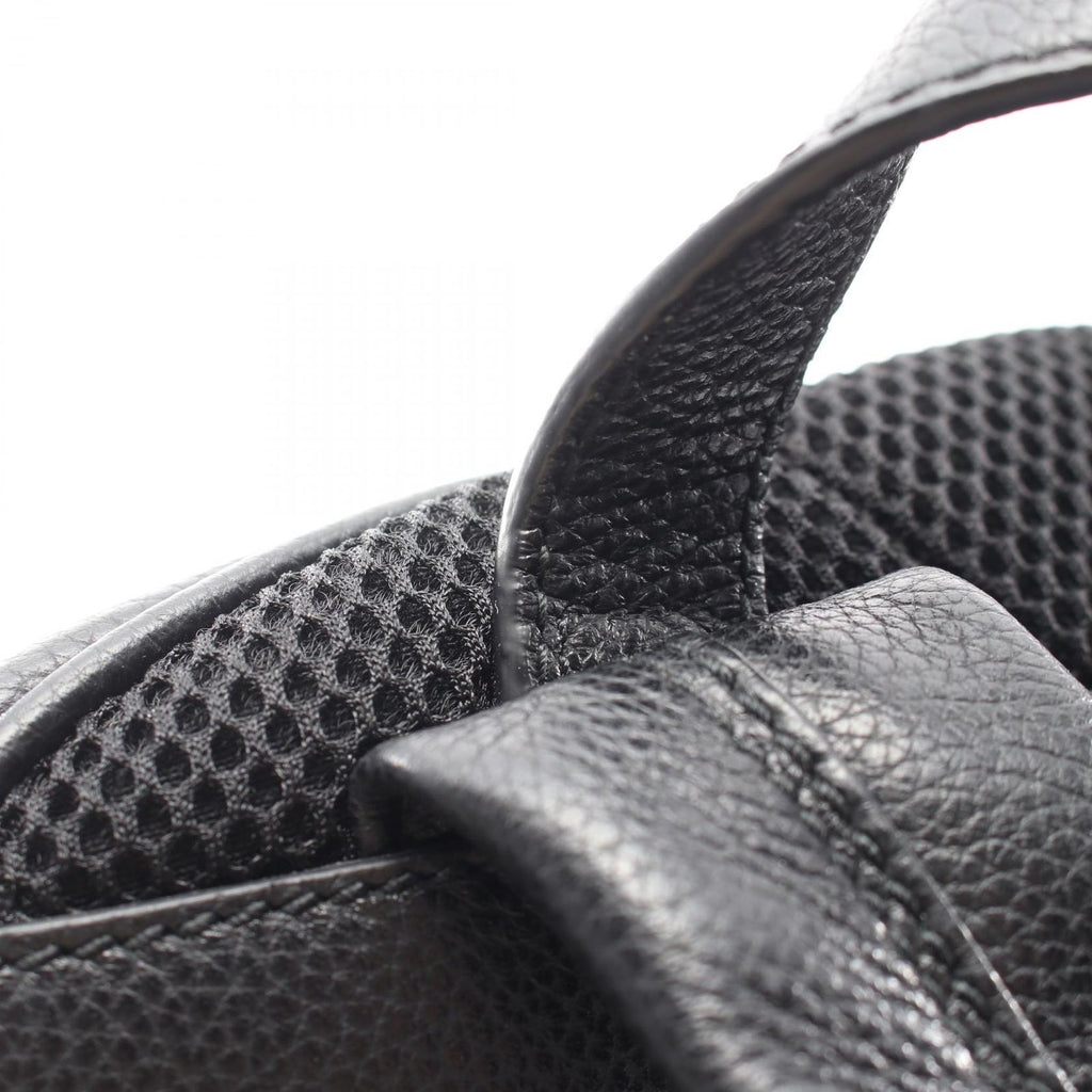 Gucci Backpack Sherry Line Black Leather Logo Print — view 9