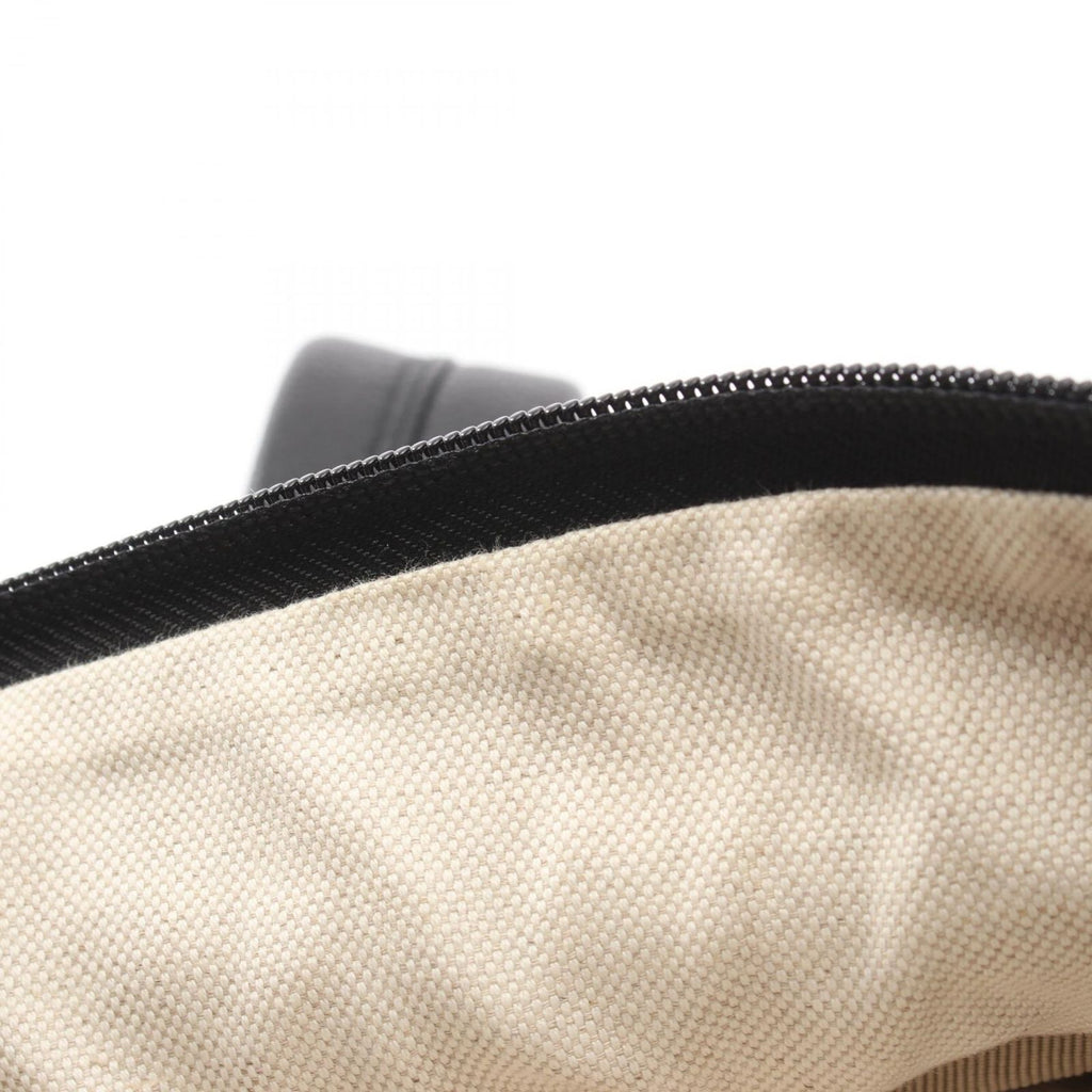 Gucci Backpack Sherry Line Black Leather Logo Print — view 6